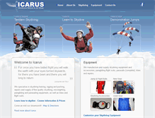 Tablet Screenshot of icarus.co.za